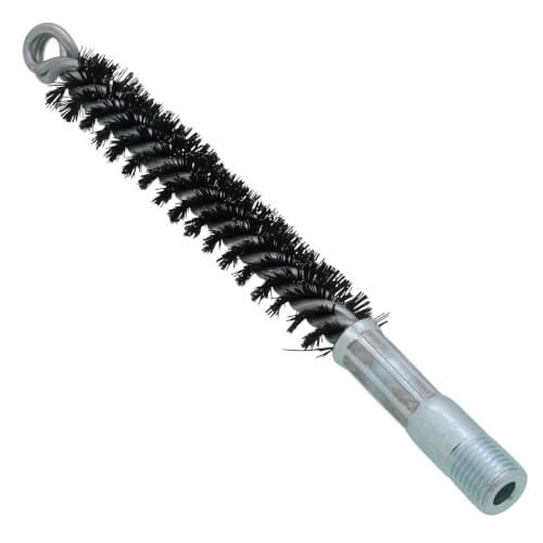 Main product image of 3/4" Spring Grade Tempered Wire Brush for 1" Flue (Total Length: 7-1/2")