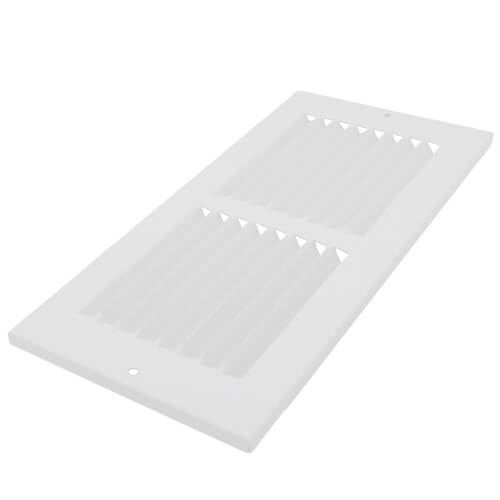 Main product image of 10" x 4" (Wall Opening Size) White Sidewall/Ceiling Return Air Grille (672 Series)
