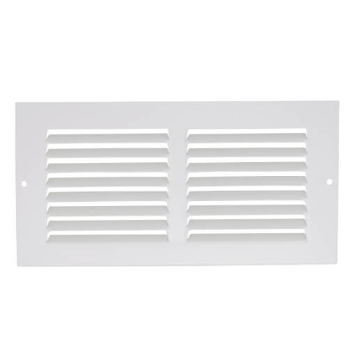 Main product image of 10" x 4" (Wall Opening Size) White Sidewall/Ceiling Return Air Grille (672 Series)