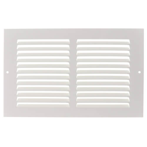 Main product image of 10" x 6" (Wall Opening Size) White Sidewall/Ceiling Return Air Grille (672 Series)
