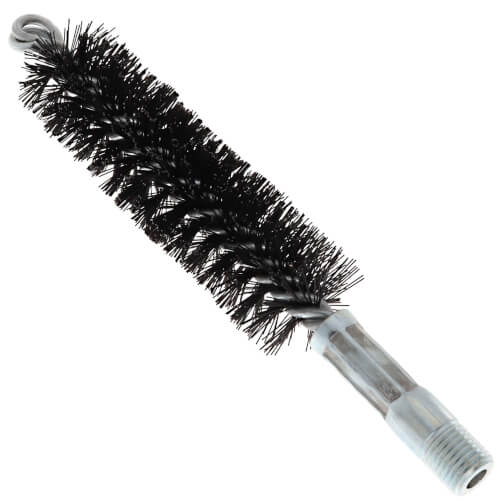Main product image of 1-1/4" Spring Grade Tempered Wire Brush for 1-1/2" Flue (Total Length: 7-1/2")
