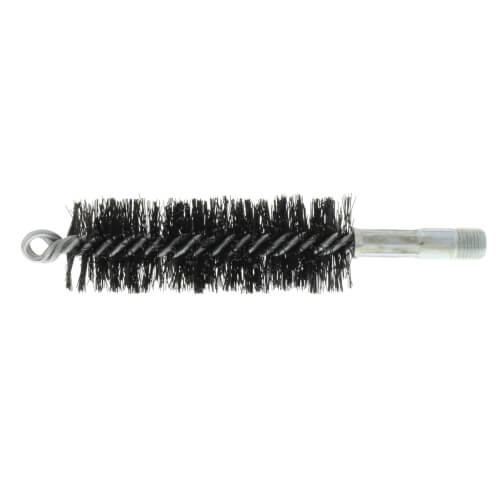 Main product image of 1-1/2" Spring Grade Tempered Wire Brush for 1-3/4" Flue (Total Length: 7-1/2")