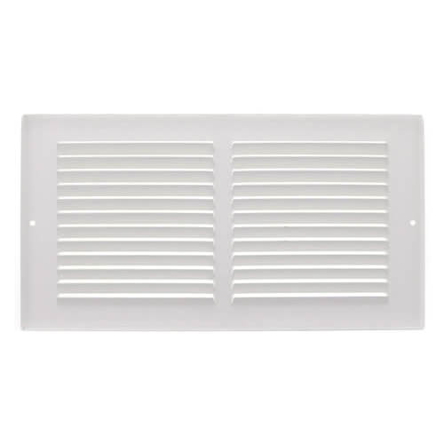 Main product image of 12" x 6" (Wall Opening Size) White Sidewall/Ceiling Return Air Grille (672 Series)