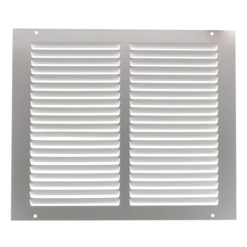 Main product image of 12" x 10" (Wall Opening Size) White Sidewall/Ceiling Return Air Grille (672 Series)