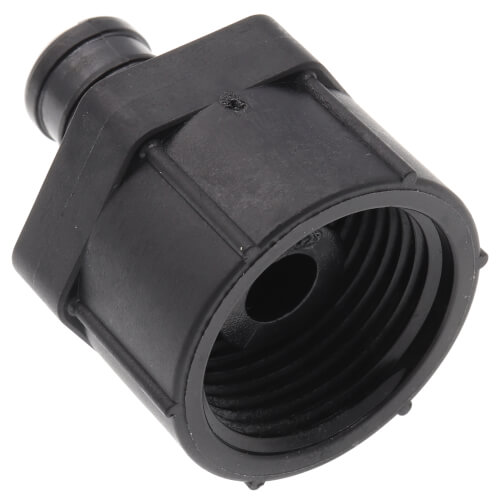 Main product image of 1/2" PEX Crimp x 1/2" PureFlow PolyAlloy Closet Adapter (Plastic Nut)