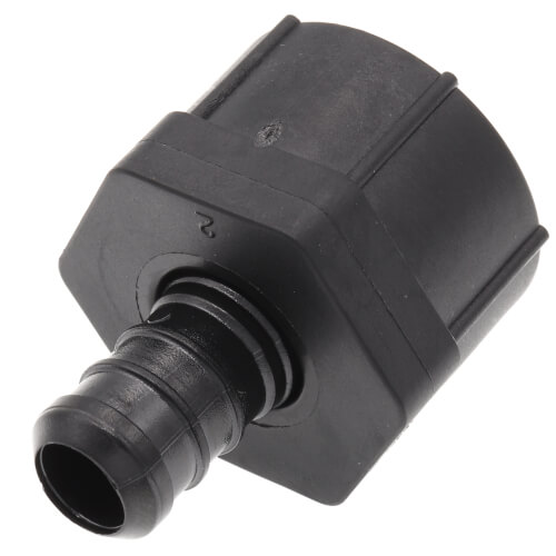 Main product image of 1/2" PEX Crimp x 1/2" PureFlow PolyAlloy Closet Adapter (Plastic Nut)