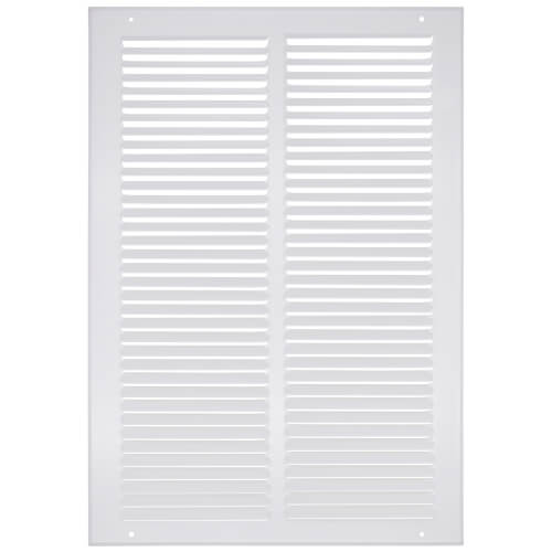 Main product image of 12" x 18" (Wall Opening Size) White Sidewall/Ceiling Return Air Grille (672 Series)