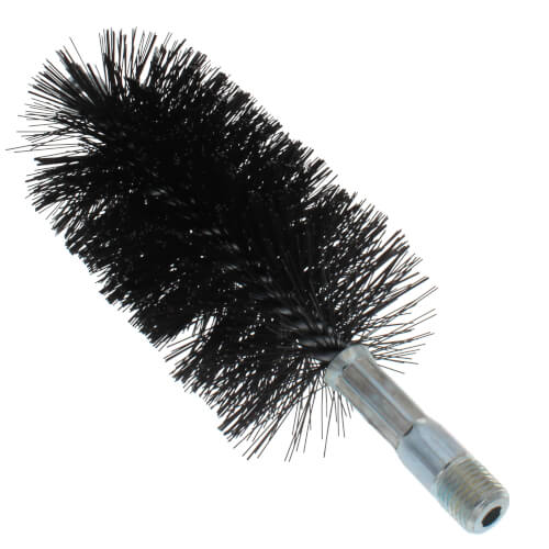 Main product image of 2-1/2" Spring Grade Tempered Wire Brush for 2-3/4" Flue (Total Length: 7-1/2")