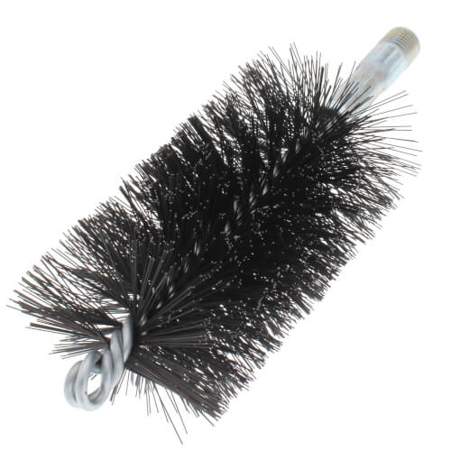 Main product image of 2-1/2" Spring Grade Tempered Wire Brush for 2-3/4" Flue (Total Length: 7-1/2")