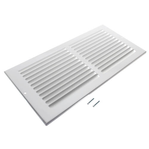 Main product image of 14" x 6" (Wall Opening Size) White Sidewall/Ceiling Return Air Grille (672 Series)