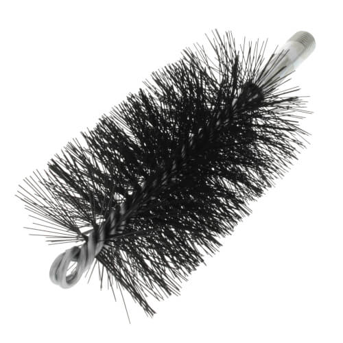 Main product image of 2-3/4" Spring Grade Tempered Wire Brush for 3" Flue (Total Length: 7-1/2")