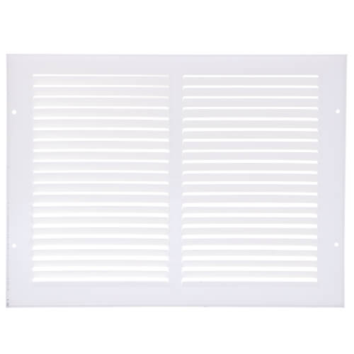 Main product image of 14" x 10" (Wall Opening Size) White Sidewall/Ceiling Return Air Grille (672 Series)