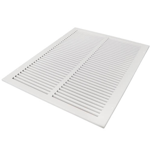 Main product image of 14" x 18" (Wall Opening Size) White Sidewall/Ceiling Return Air Grille (672 Series)