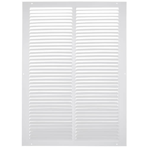 Main product image of 14" x 20" (Wall Opening Size) White Sidewall/Ceiling Return Air Grille (672 Series)