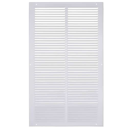 Main product image of 14" x 24" (Wall Opening Size) White Sidewall/Ceiling Return Air Grille (672 Series)