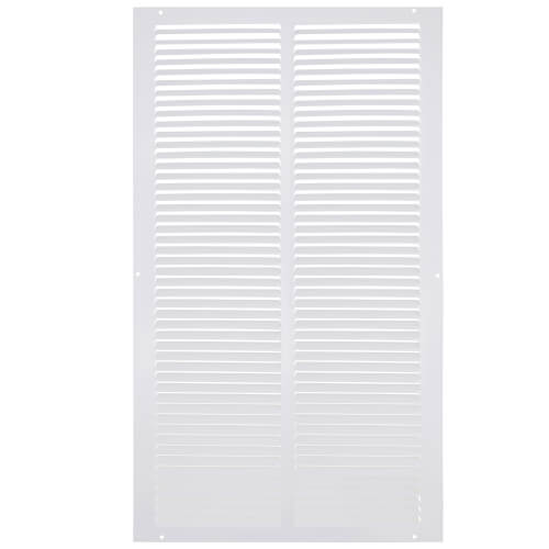 Main product image of 14" x 24" (Wall Opening Size) White Sidewall/Ceiling Return Air Grille (672 Series)