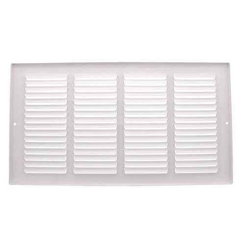 Main product image of 16" x 8" (Wall Opening Size) White Sidewall/Ceiling Return Air Grille (672 Series)