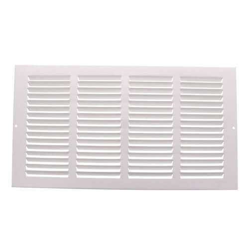 Main product image of 16" x 8" (Wall Opening Size) White Sidewall/Ceiling Return Air Grille (672 Series)