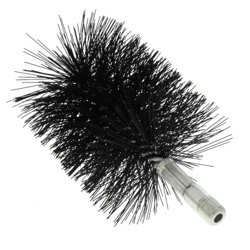 Main product image of 3-3/4" Spring Grade Tempered Wire Brush for 4" Flue (Total Length: 7-1/2")