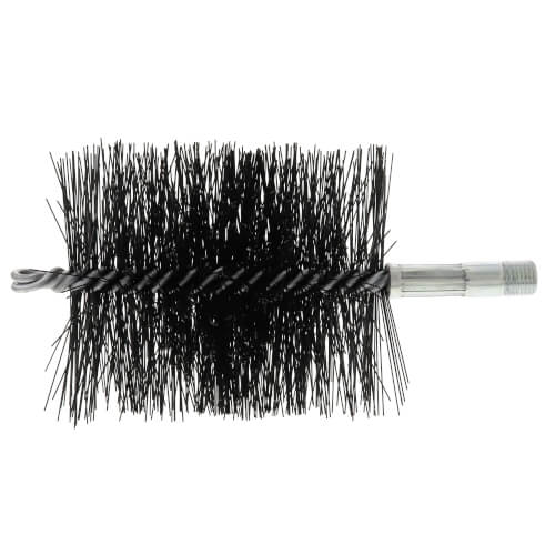 Main product image of 3-3/4" Spring Grade Tempered Wire Brush for 4" Flue (Total Length: 7-1/2")
