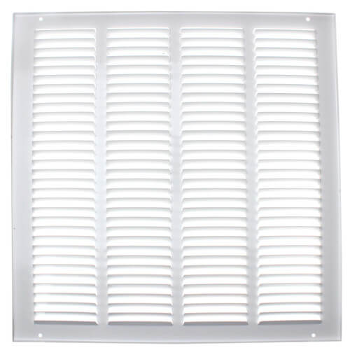 Main product image of 16" x 16" (Wall Opening Size) White Sidewall/Ceiling Return Air Grille (672 Series)