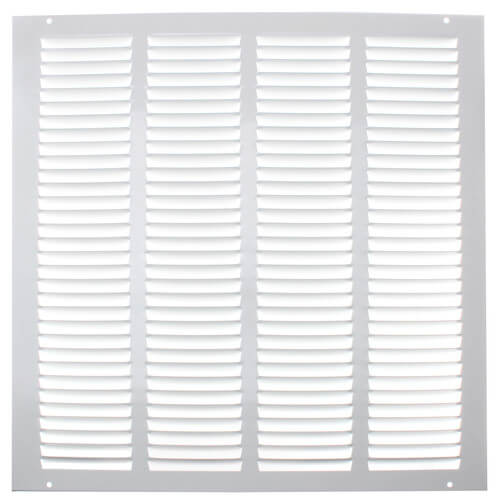 Main product image of 16" x 16" (Wall Opening Size) White Sidewall/Ceiling Return Air Grille (672 Series)