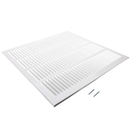 Main product image of 16" x 16" (Wall Opening Size) White Sidewall/Ceiling Return Air Grille (672 Series)