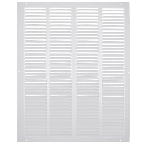Main product image of 16" x 20" (Wall Opening Size) White Sidewall/Ceiling Return Air Grille (672 Series)