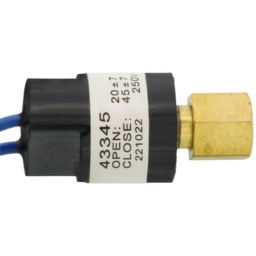 Main product image of SPST Normally Open, Fixed Setting Pressure Control (45 PSI Cut In, 20 PSI Cut Out)