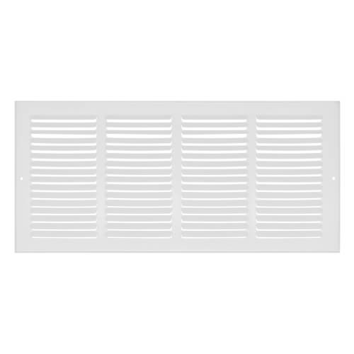 Main product image of 20" x 8"W White Sidewall/Ceiling Return Air Grille (672 Series)