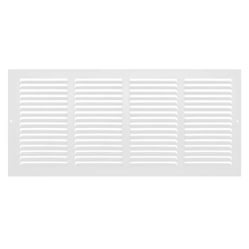 Main product image of 20" x 8"W White Sidewall/Ceiling Return Air Grille (672 Series)