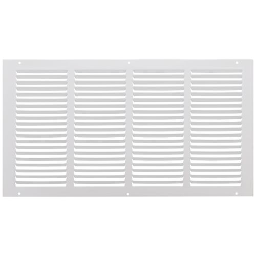 Main product image of 20" x 10" (Wall Opening Size) White Sidewall/Ceiling Return Air Grille