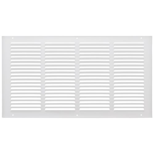 Main product image of 20" x 10" (Wall Opening Size) White Sidewall/Ceiling Return Air Grille