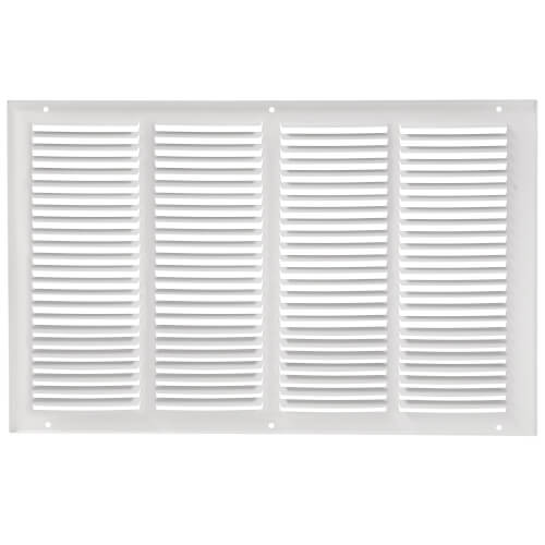 Main product image of 20" x 12" (Wall Opening Size) White Sidewall/Ceiling Return Air Grille (672 Series)