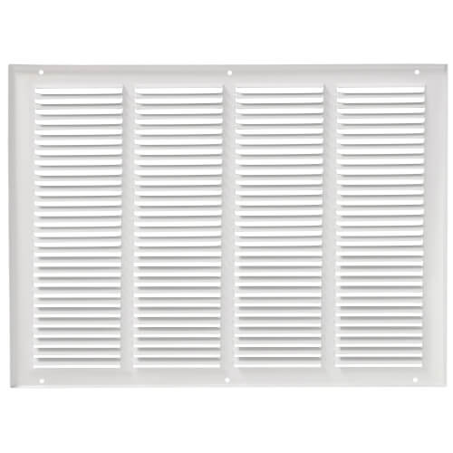 Main product image of 20" x 14" (Wall Opening Size) White Sidewall/Ceiling Return Air Grille (672 Series)