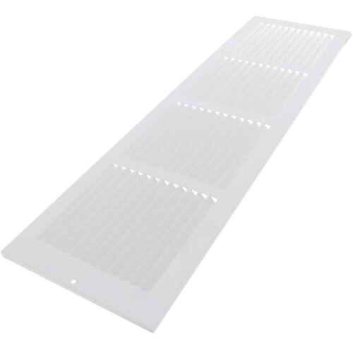 Main product image of 24" x 6" (Wall Opening Size) White Sidewall/Ceiling Return Air Grille (672 Series)