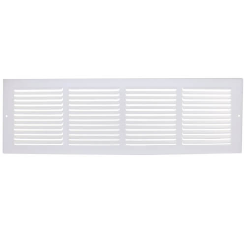 Main product image of 24" x 6" (Wall Opening Size) White Sidewall/Ceiling Return Air Grille (672 Series)
