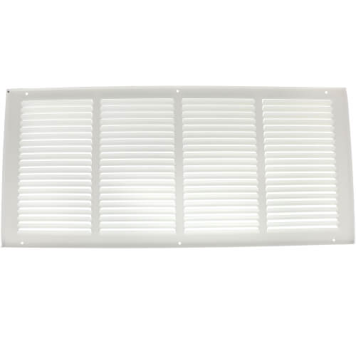 Main product image of 24" x 10" (Wall Opening Size) White Sidewall/Ceiling Return Air Grille (672 Series)