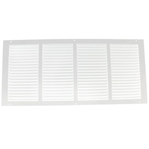 Main product image of 24" x 10" (Wall Opening Size) White Sidewall/Ceiling Return Air Grille (672 Series)