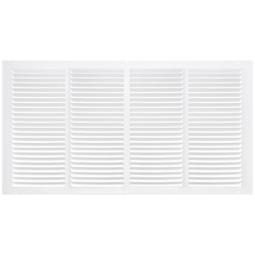 Main product image of 24" x 12" (Wall Opening Size) White Sidewall/Ceiling Return Air Grille (672 Series)