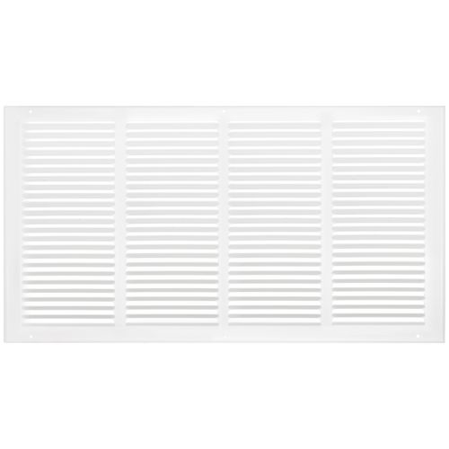 Main product image of 24" x 12" (Wall Opening Size) White Sidewall/Ceiling Return Air Grille (672 Series)
