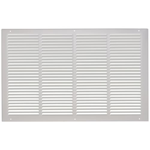 Main product image of 24" x 14" (Wall Opening Size) White Sidewall/Ceiling Return Air Grille (672 Series)