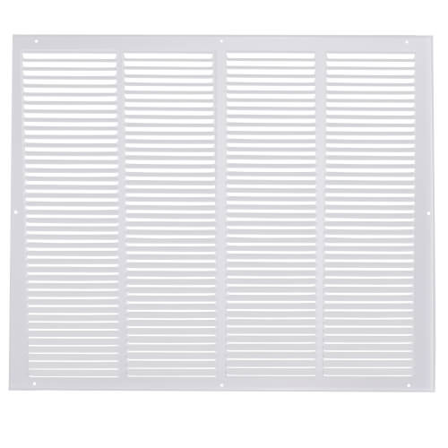 Main product image of 24" x 20" (Wall Opening Size) White Sidewall/Ceiling Return Air Grille (672 Series)