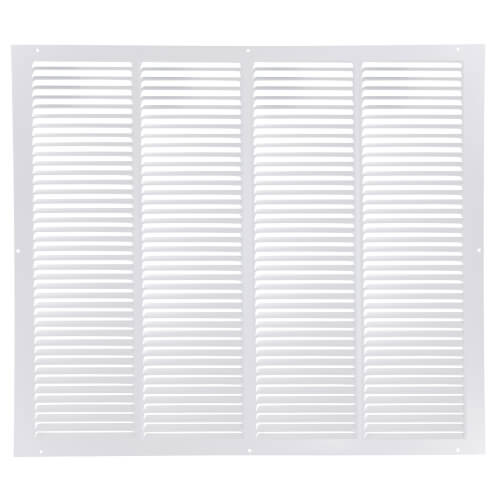 Main product image of 24" x 20" (Wall Opening Size) White Sidewall/Ceiling Return Air Grille (672 Series)
