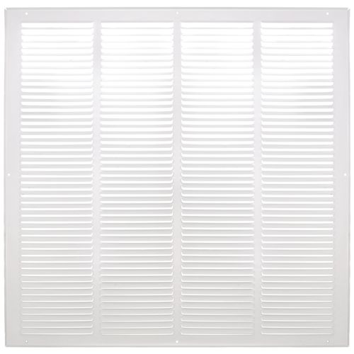 Main product image of 24" x 24" (Wall Opening Size) White Sidewall/Ceiling Return Air Grille (672 Series)