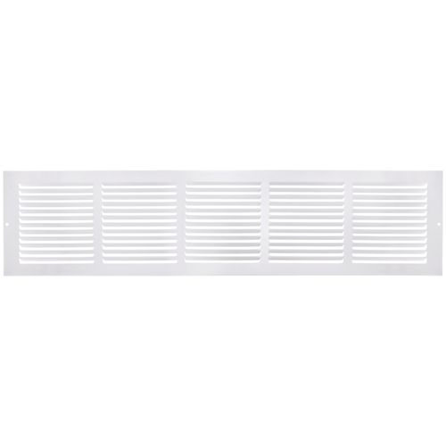Main product image of 30" x 6" (Wall Opening Size) White Sidewall/Ceiling Return Air Grille (672 Series)