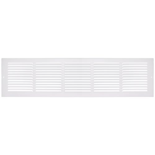Main product image of 30" x 6" (Wall Opening Size) White Sidewall/Ceiling Return Air Grille (672 Series)