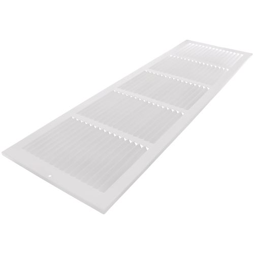 Main product image of 30" x 8" (Wall Opening Size) White Sidewall/Ceiling Return Air Grille (672 Series)