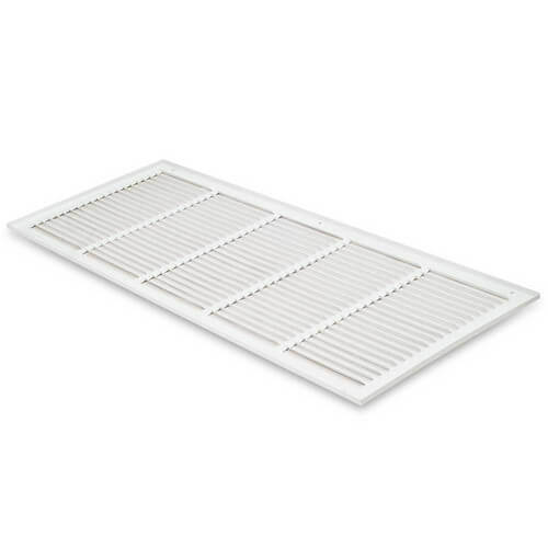 Main product image of 30" x 10" (Wall Opening Size) White Sidewall/Ceiling Return Air Grille (672 Series)