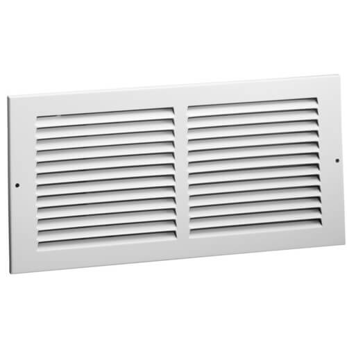Main product image of 30" x 10" (Wall Opening Size) White Sidewall/Ceiling Return Air Grille (672 Series)